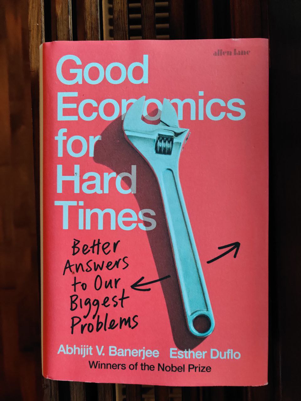 “Good Economics for Hard Times” cover